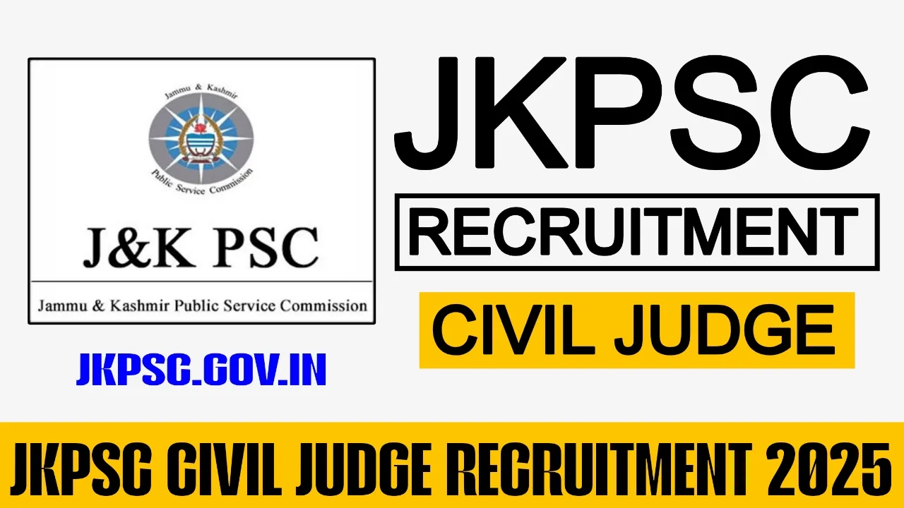 JKPSC Civil Judge Recruitment 2025