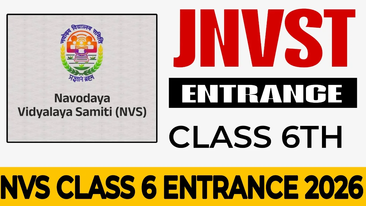 NVS Class 6 Entrance 2026